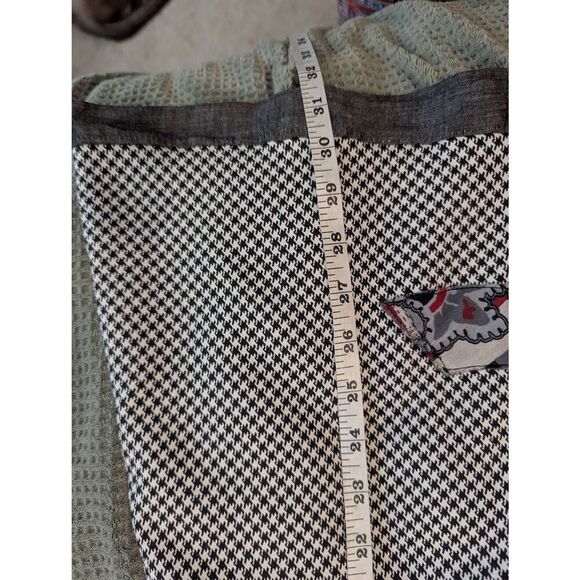 Abitart Vanessa Foglia Women's Small Grey Black Butterfly Embroidered Dress Mini - Picture 3 of 7